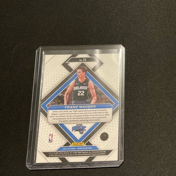 Frank Wagner Emergent RC Rookie 2023 Basketball - Picture 2 of 2